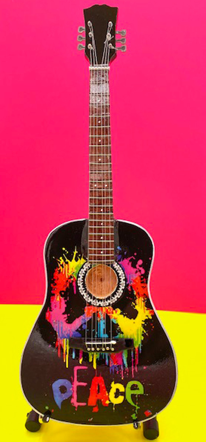 'Peace' Acoustic Guitar
